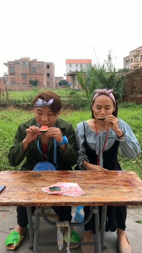 农村吃瓜比赛,吃瓜大赛欢乐无限